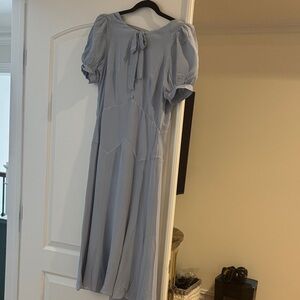 Reformation Light Blue Midi Dress
